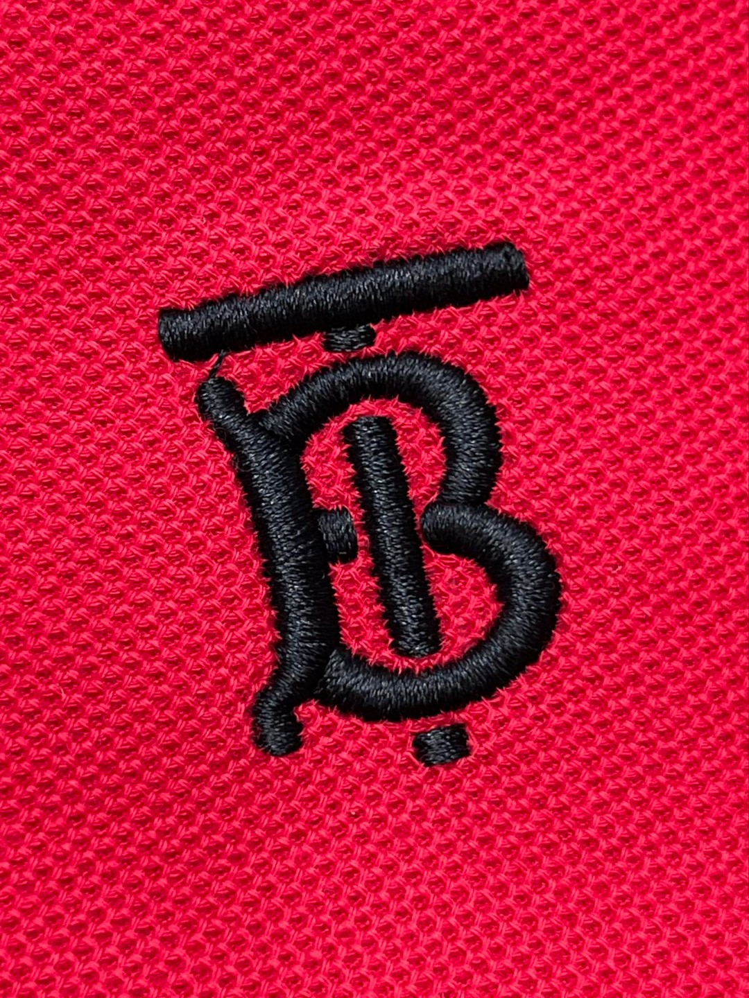 Burberry 巴宝莉 撞色字母logo刺绣Polo衫 短袖 T恤 圆领 短款 夏季 黑色 白色 酒红色 8017003-A1189