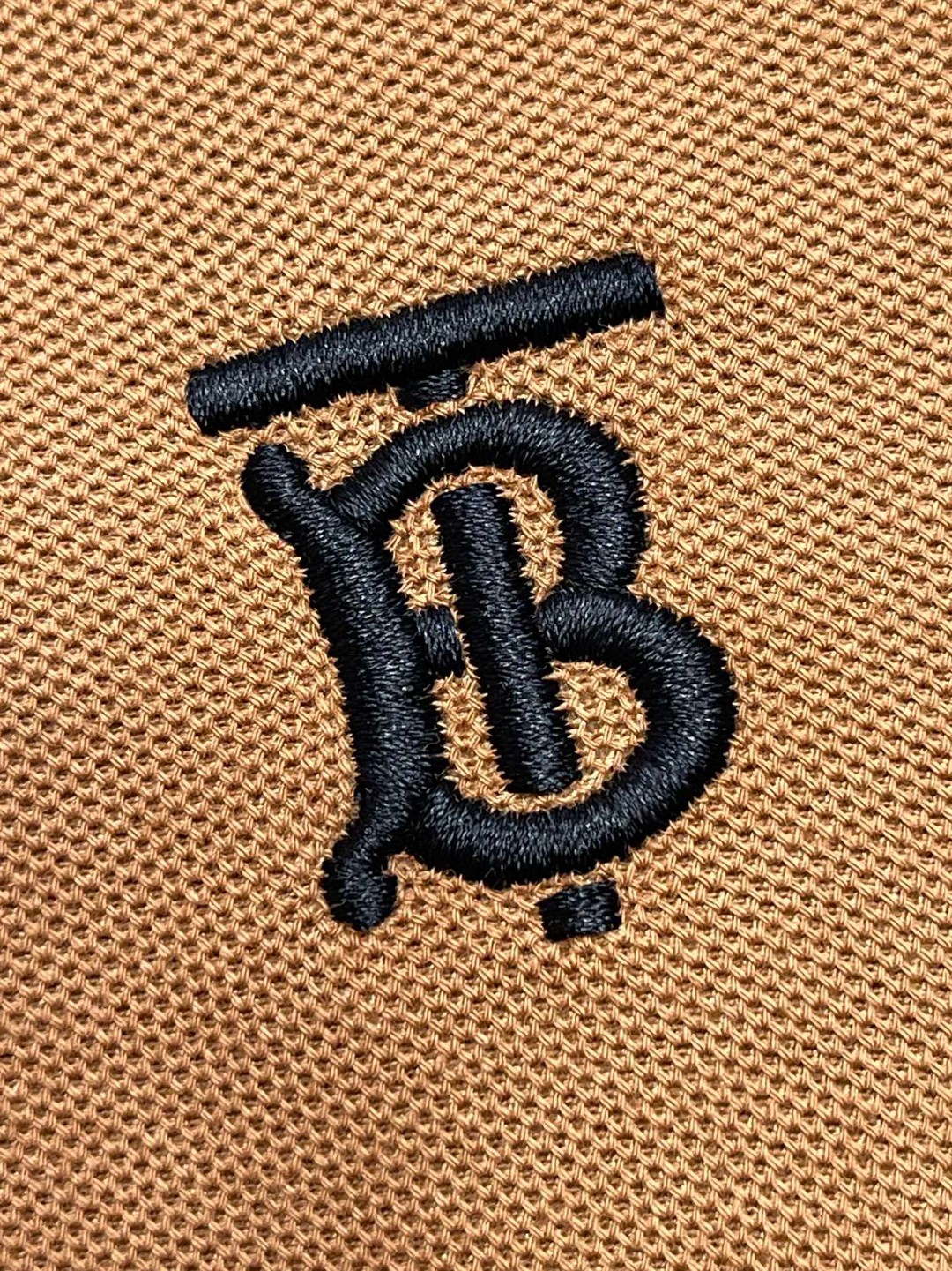 Burberry 巴宝莉 撞色字母logo刺绣Polo衫 短袖 T恤 圆领 短款 夏季 黑色 白色 酒红色 8017003-A1189