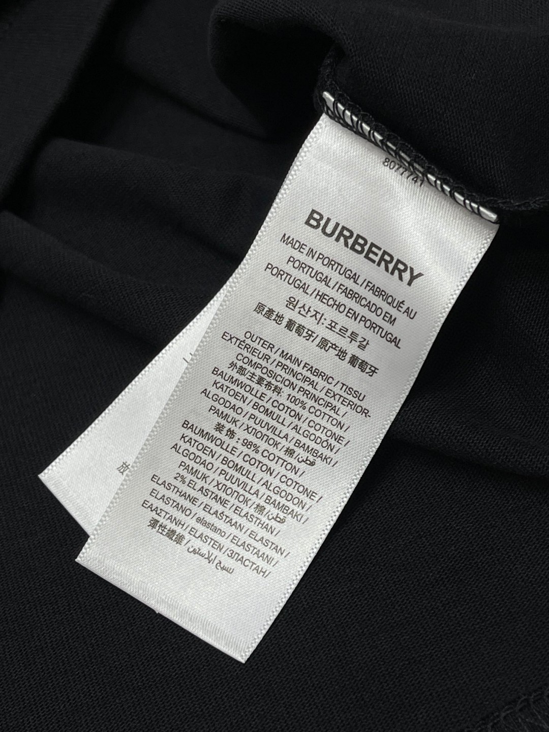 Burberry 巴宝莉 纯色刺绣战马图案 短袖 T恤 圆领 短款 夏季 黑色 白色 豆绿色 墨绿色