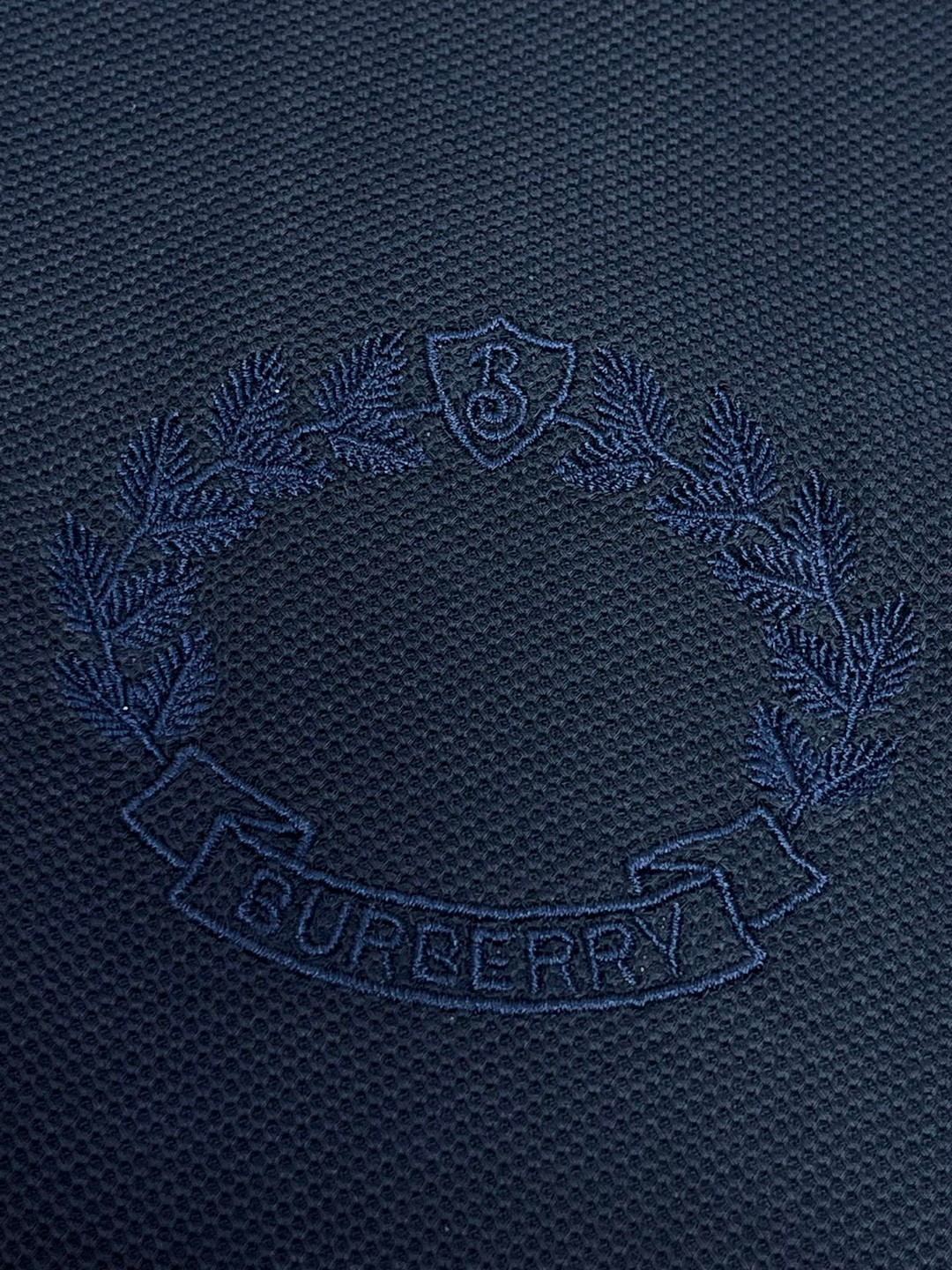 Burberry 巴宝莉 纯色橡木叶刺绣徽章Polo衫 短袖 T恤 圆领 短款 夏季 黑色 白色 80651791