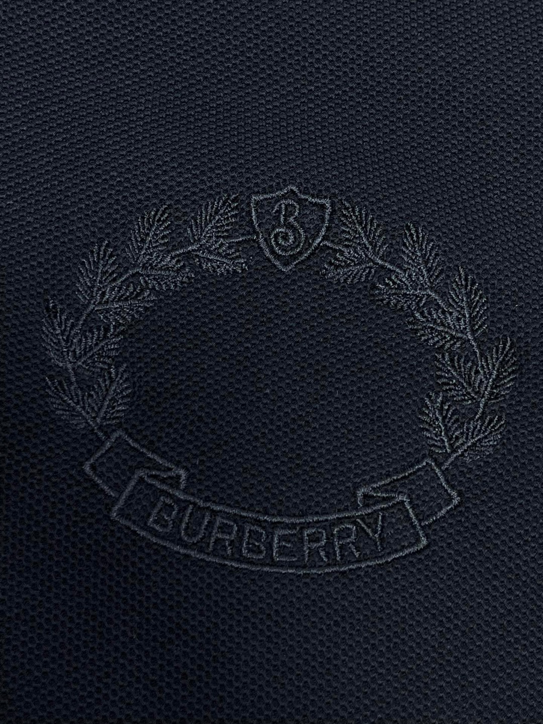 Burberry 巴宝莉 纯色橡木叶刺绣徽章Polo衫 短袖 T恤 圆领 短款 夏季 黑色 白色 80651791