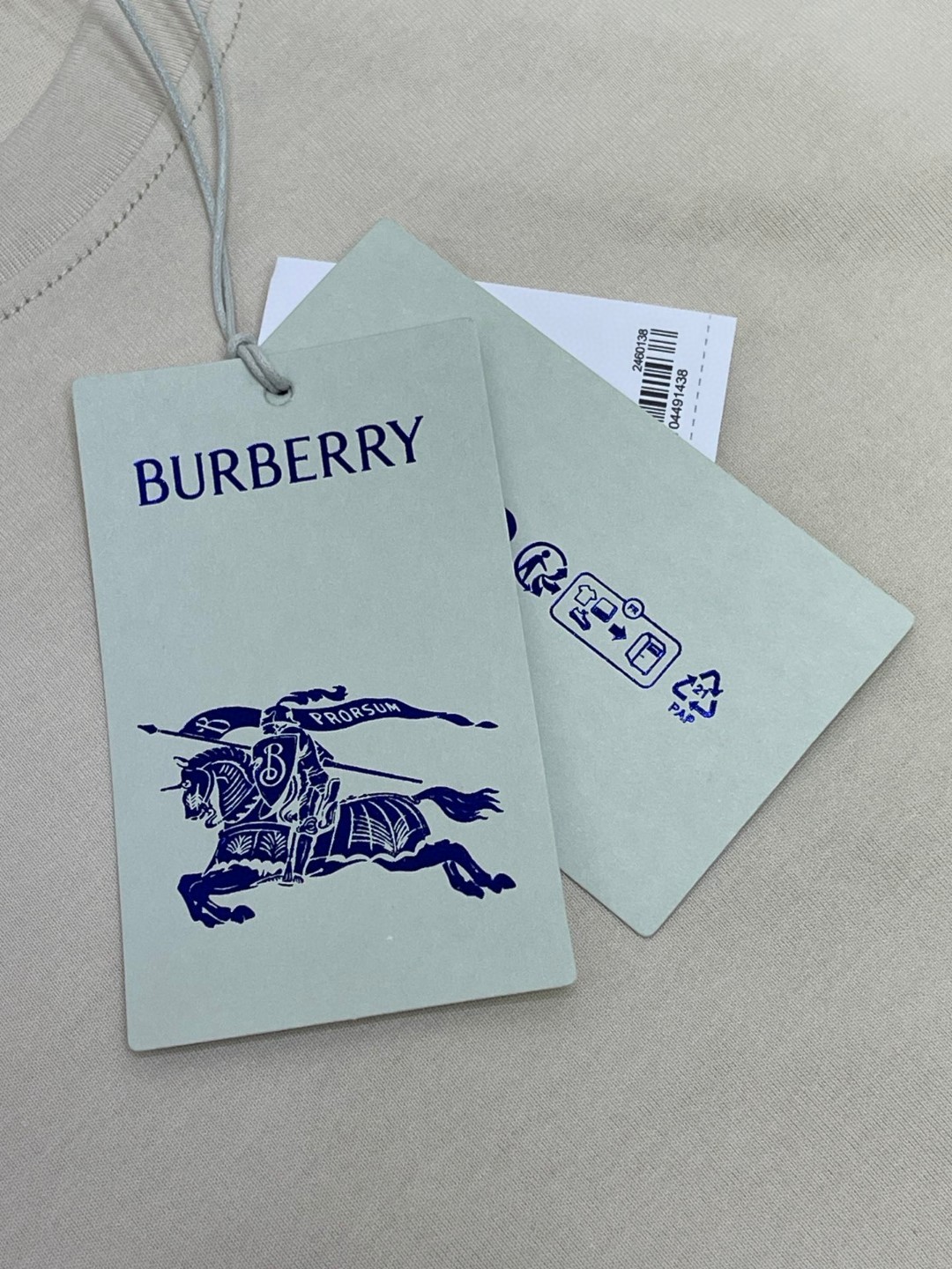 Burberry 巴宝莉 纯色战马图案徽标 短袖 T恤 圆领 短款 夏季 黑色 白色 绿色 80808141