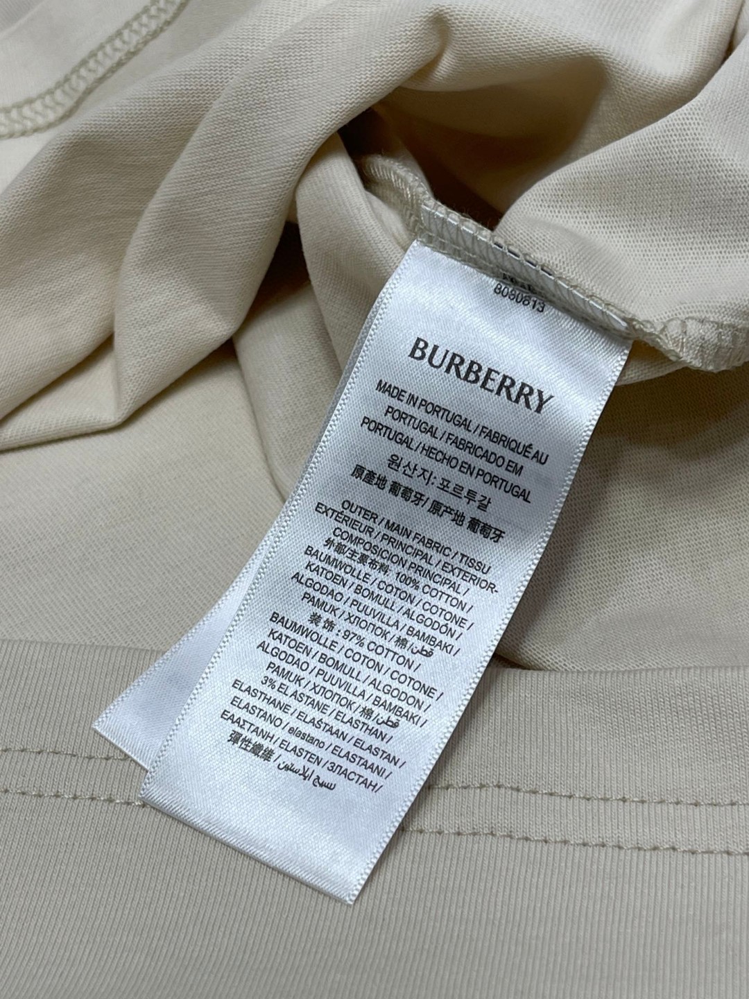 Burberry 巴宝莉 纯色战马图案徽标 短袖 T恤 圆领 短款 夏季 黑色 白色 绿色 80808141