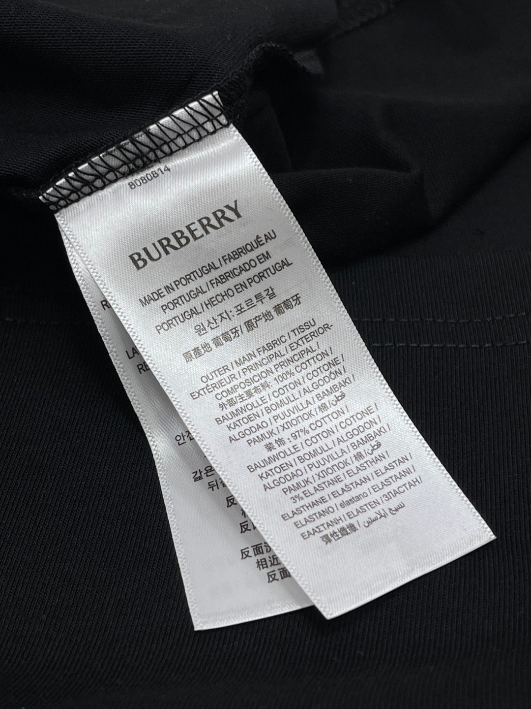 Burberry 巴宝莉 纯色战马图案徽标 短袖 T恤 圆领 短款 夏季 黑色 白色 绿色 80808141