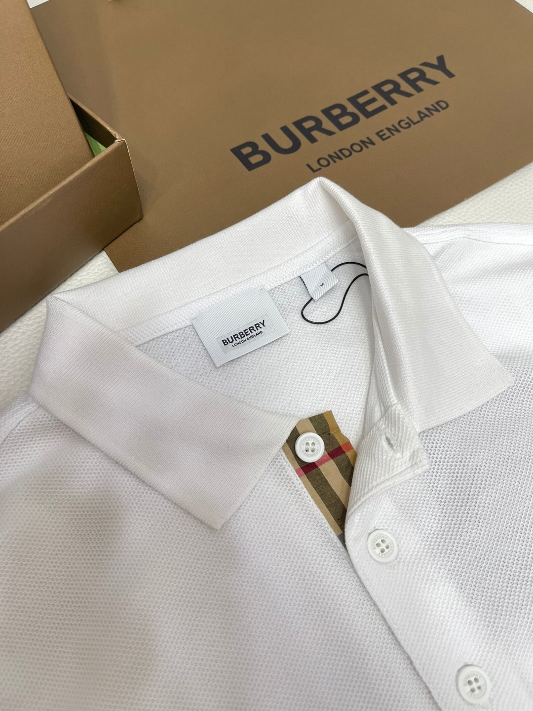Burberry 巴宝莉 刺绣战马图案徽标 Polo衫 长袖 T恤 白色 黑色 藏蓝色 蓝色 80487261