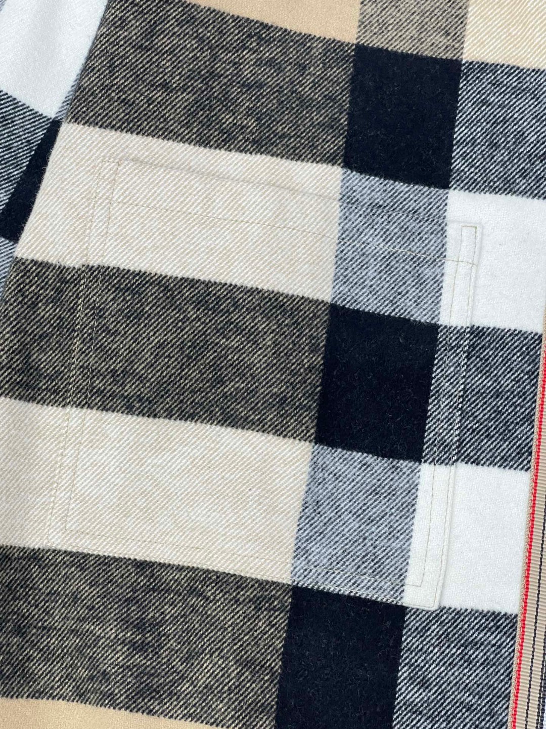 Burberry 巴宝莉 条纹翻领拉链夹克 外套 衬衫 长袖 秋冬款 棕色 8050135
