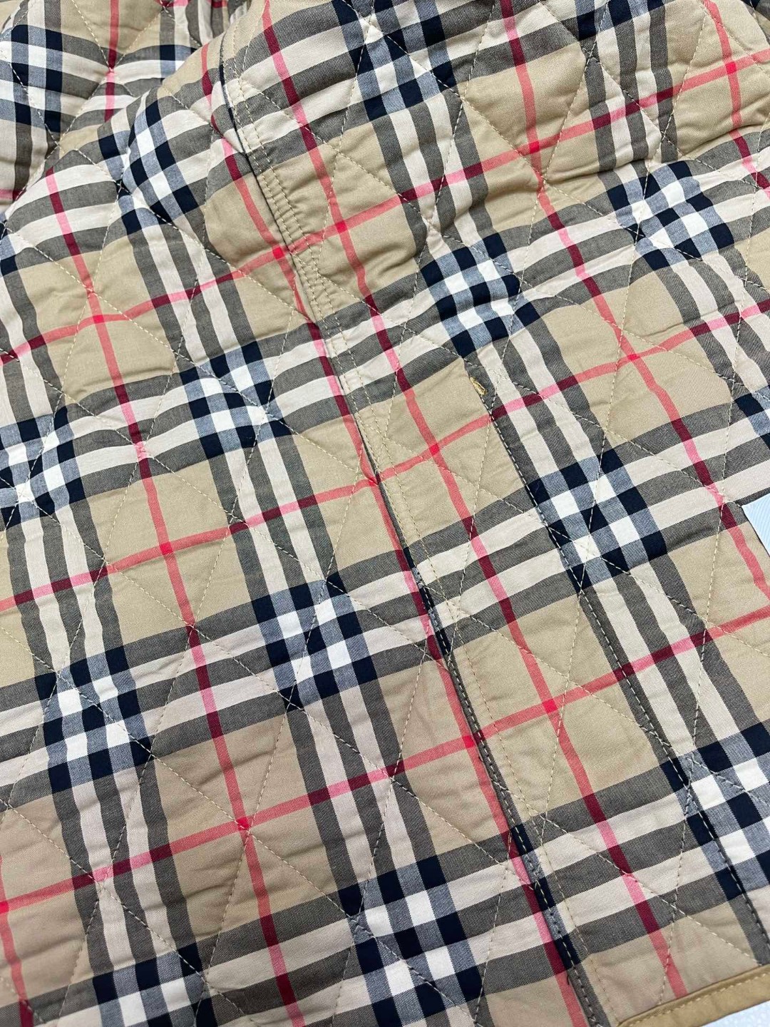 Burberry 巴宝莉 菱格纹夹克 棉服 长袖 外套 秋冬款 姜黄色 80963551
