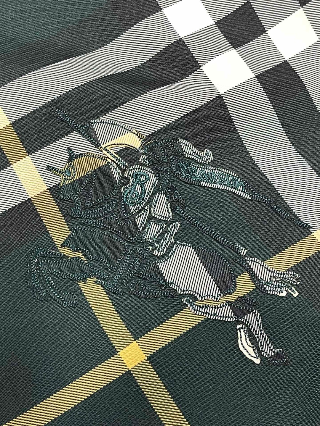 Burberry 巴宝莉 格纹拉链连帽夹克 长袖 外套 短款 女款 绿色 80818891