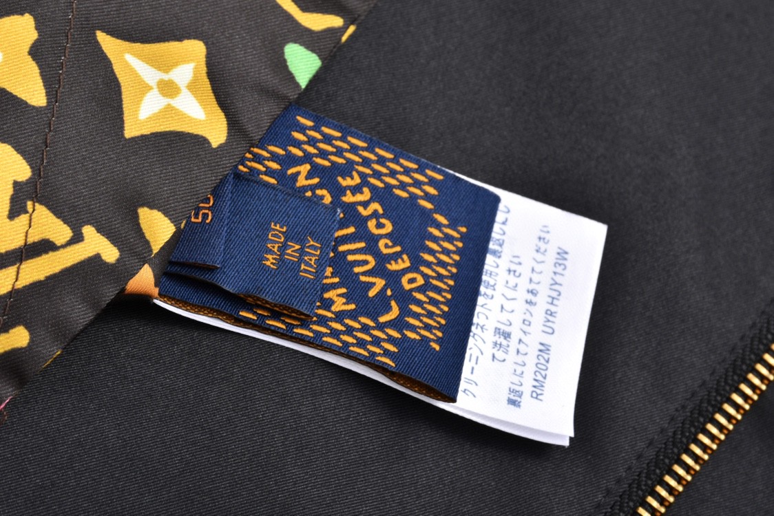 LOUIS VUITTON 路易威登 Tyler 联名 毛领刺绣字母logo棉服 夹克 长袖 外套 秋冬款 1AFPTM