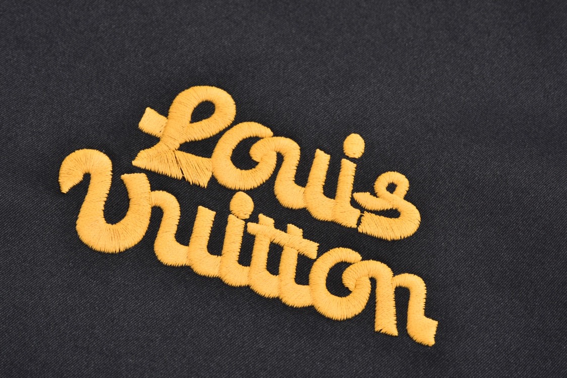 LOUIS VUITTON 路易威登 Tyler 联名 毛领刺绣字母logo棉服 夹克 长袖 外套 秋冬款 1AFPTM