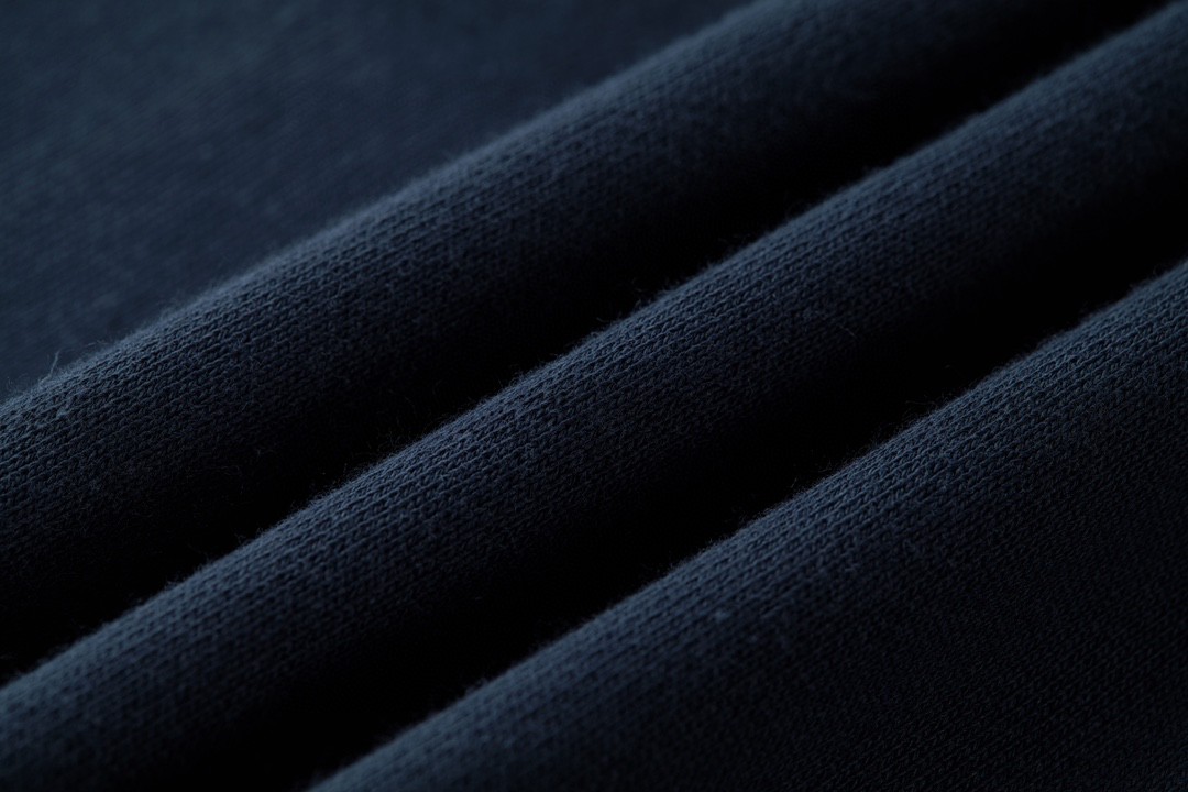 Loewe 罗意威 字母Logo刺绣风景图案印花半拉链卫衣 长袖 秋冬 深蓝色 H526Y24X44-5120