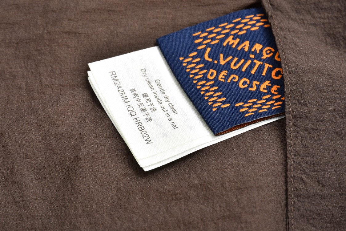 LOUIS VUITTON 路易威登 Tyler 联名 撞色拼接棉服 夹克 长袖 外套 秋冬款 浅蓝色 1AFPTU