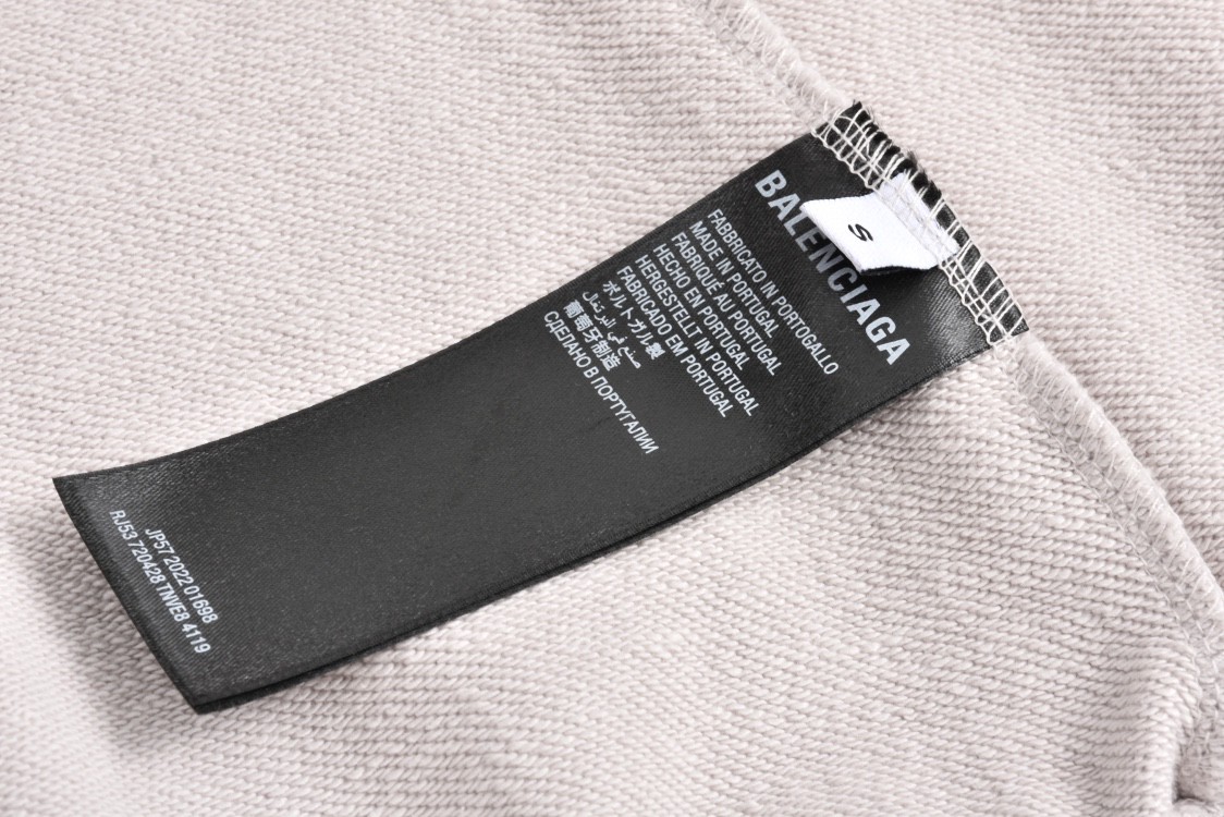 Balenciaga 巴黎世家 X胸前IB字母logo印花圆领卫衣  长袖 秋冬 黑色 白色 POIZON2406211235