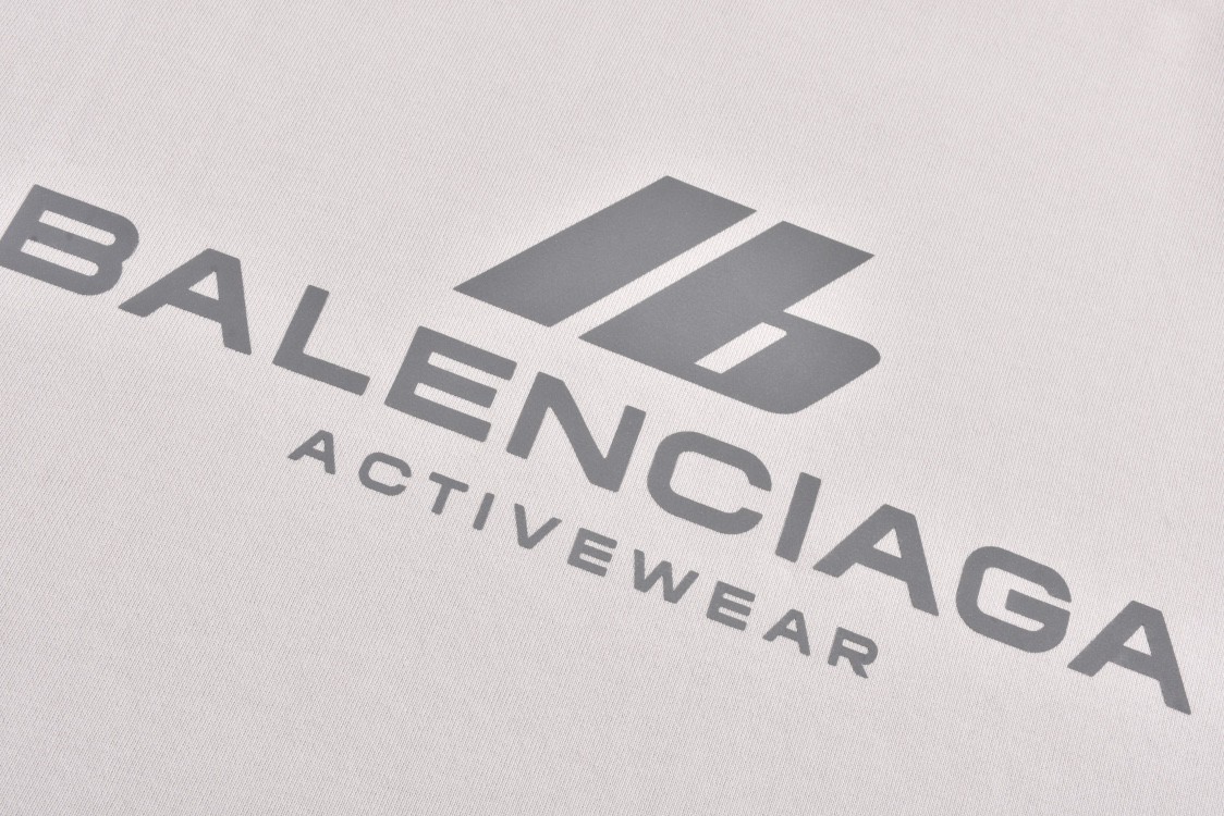 Balenciaga 巴黎世家 X胸前IB字母logo印花圆领卫衣  长袖 秋冬 黑色 白色 POIZON2406211235