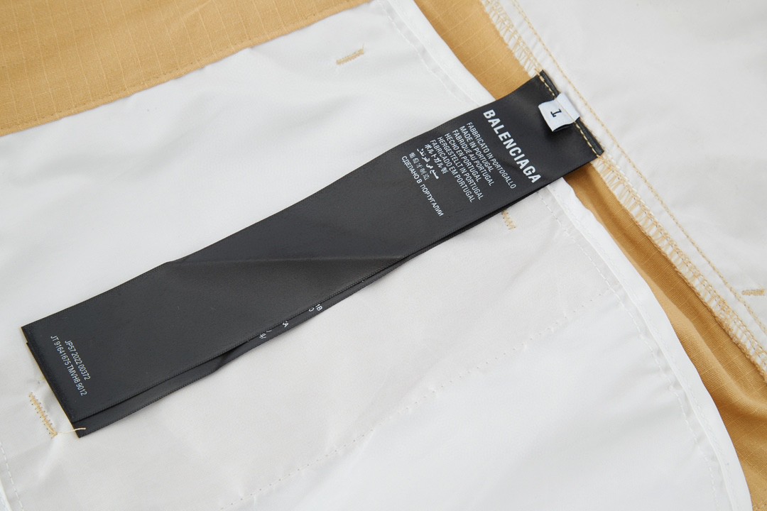 Balenciaga 巴黎世家 水洗破洞牛仔拼接工装裤 长裤 裤子 746492TKP279501