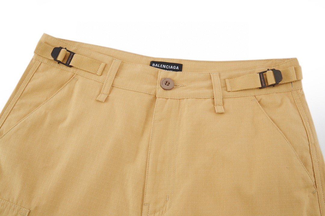 Balenciaga 巴黎世家 水洗破洞牛仔拼接工装裤 长裤 裤子 746492TKP279501