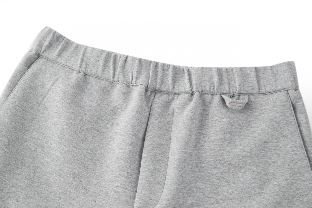 LOUIS VUITTON 路易威登 字母logo别针刺绣太空棉直筒休闲裤 裤子 长裤 男款 黑色 灰色 