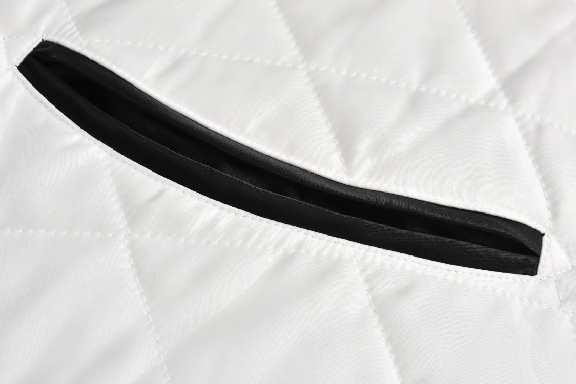 LOUIS VUITTON 路易威登 拼色刺绣字母logo棒球服 夹克 长袖 外套 黑白 1AFWK8