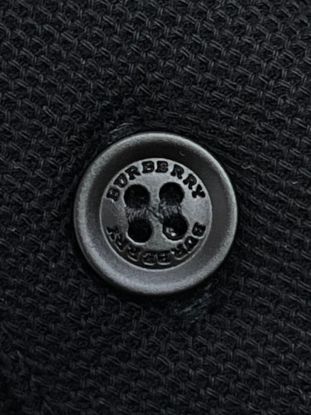 Burberry 巴宝莉 字母刺绣logo条纹领Polo衫 长袖 T恤 白色 黑色 藏蓝色 蓝色 80176801