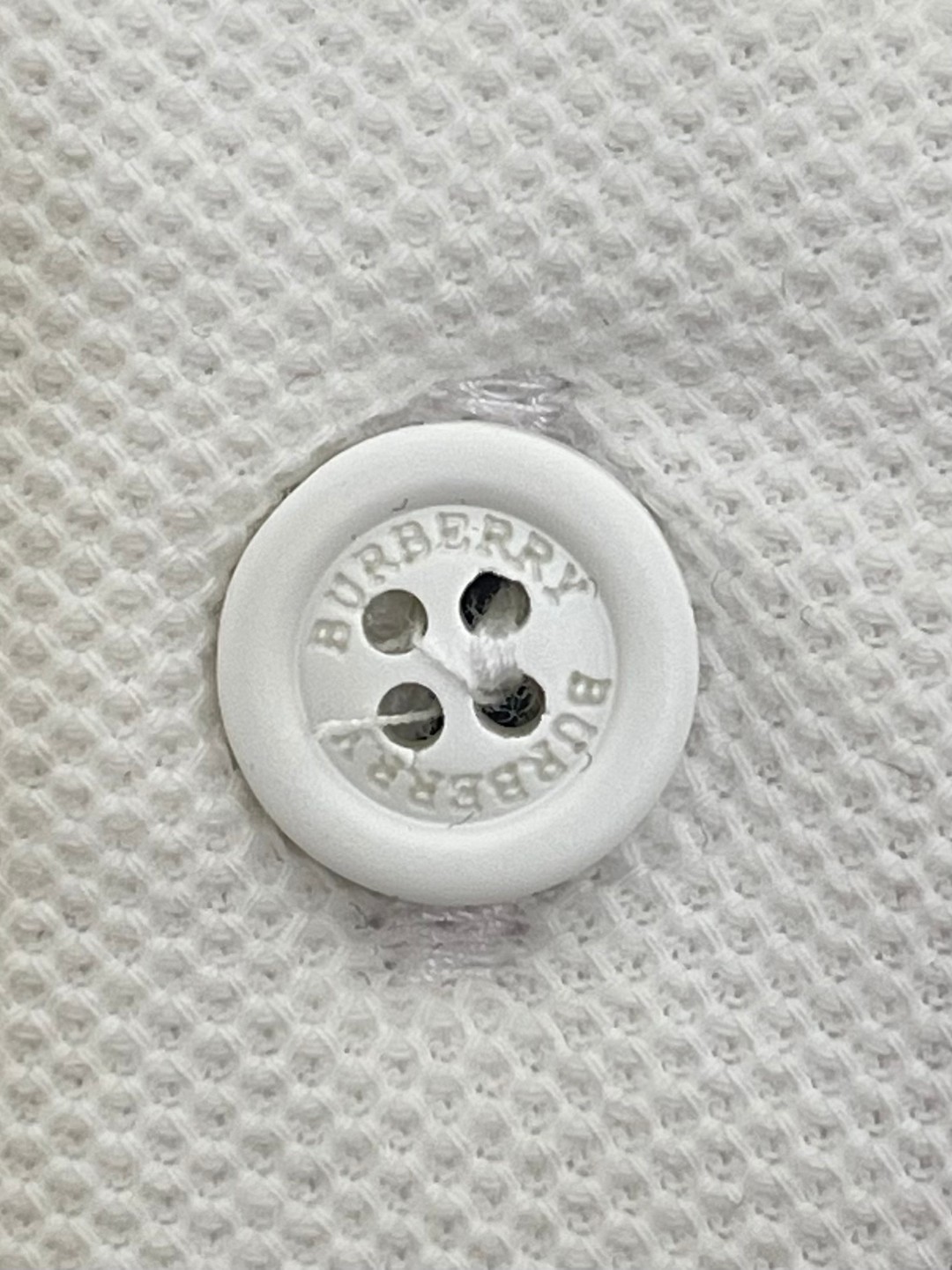 Burberry 巴宝莉 字母刺绣logo条纹领Polo衫 长袖 T恤 白色 黑色 藏蓝色 蓝色 80176801