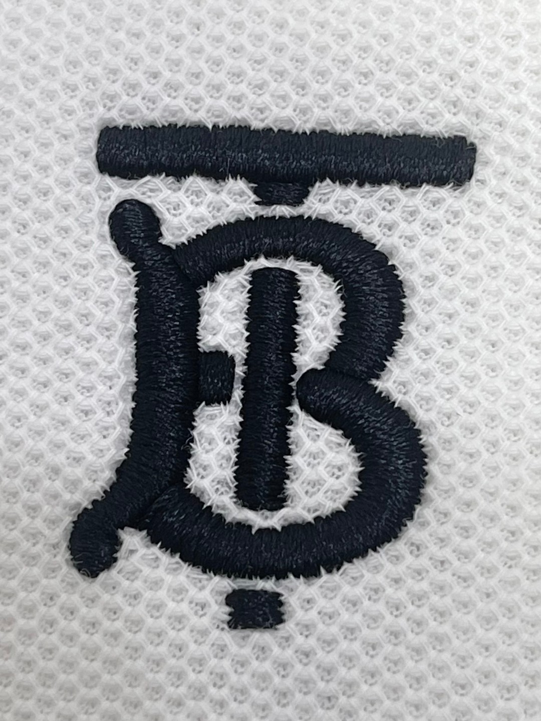 Burberry 巴宝莉 字母刺绣logo条纹领Polo衫 长袖 T恤 白色 黑色 藏蓝色 蓝色 80176801
