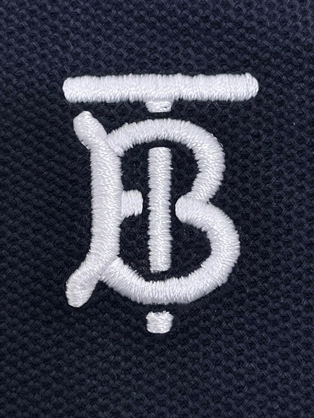 Burberry 巴宝莉 字母刺绣logo条纹领Polo衫 长袖 T恤 白色 黑色 藏蓝色 蓝色 80176801