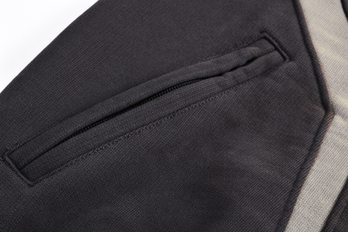 Balenciaga 巴黎世家 做旧拼接双环拉链连帽卫衣 长袖 秋冬 外套 790359TQVM21070