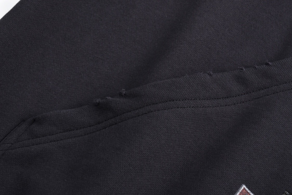 Balenciaga 巴黎世家 自由女神印花连帽卫衣 长袖 秋冬 黑色 739024TQVS11083