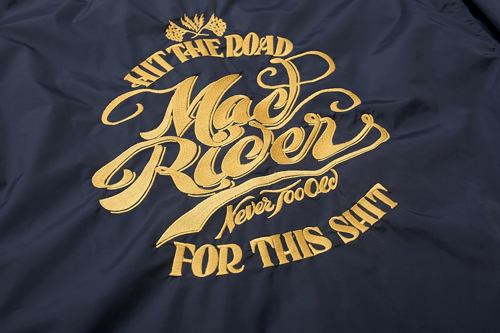 745#MADNESS 字母logo印花防水夹克 外套 长袖 秋冬季 休闲 蓝色