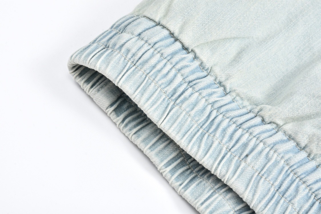 MIU MIU 缪缪 水洗做旧翻领拉链夹克 牛仔外套 长袖 蓝色 GWB149-10BM-F0013