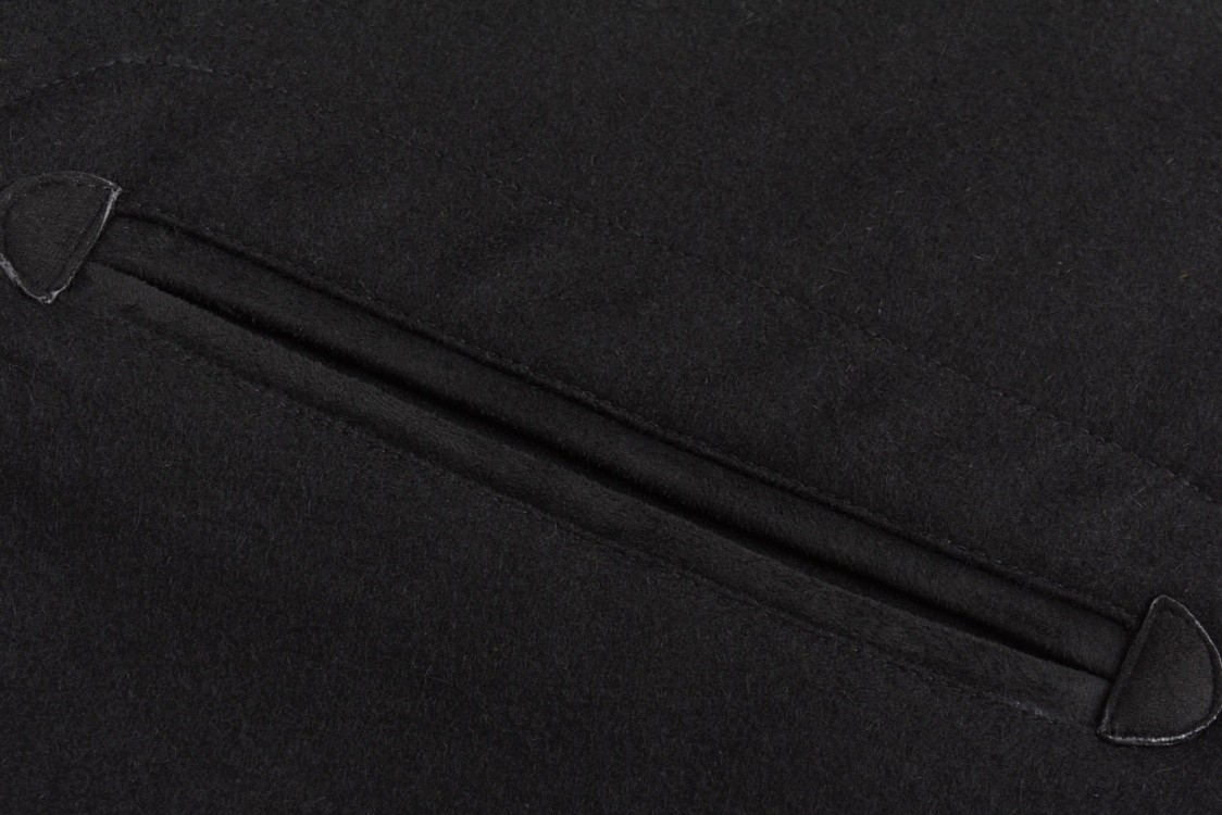 DIOR 迪奥 羊毛毛呢拼麂皮刺绣字母Logo棒球服 夹克 外套 长袖 黑色 443L430A610-5C980