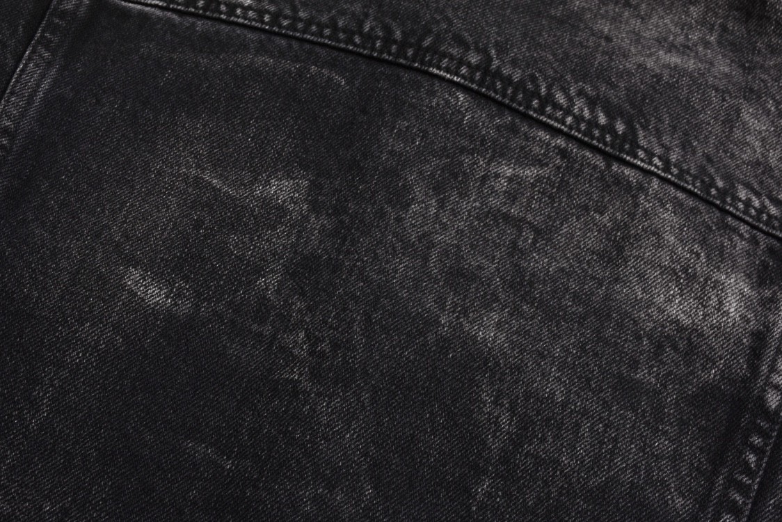 Givenchy 纪梵希 做旧水洗单排扣牛仔外套 夹克 长袖 黑色 