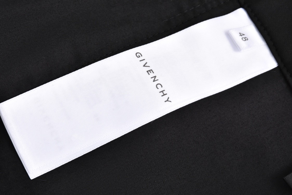 Givenchy 纪梵希 锁扣多口袋拉链工装裤 休闲裤 长裤 裤子 黑色 BM50YQ13SA-001