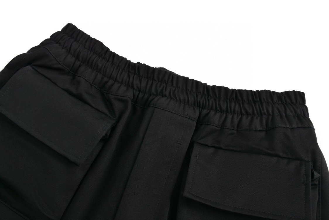 Givenchy 纪梵希 纯色多口袋松紧腰工装裤 休闲裤 长裤 裤子 黑色 BM517S14G1-001