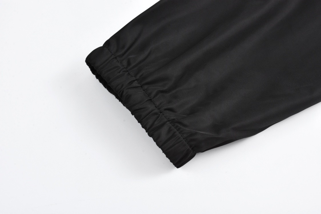 Givenchy 纪梵希 纯色缎面环扣拉链衬衫 夹克 外套 长袖 黑色 BM60VG13YT-001