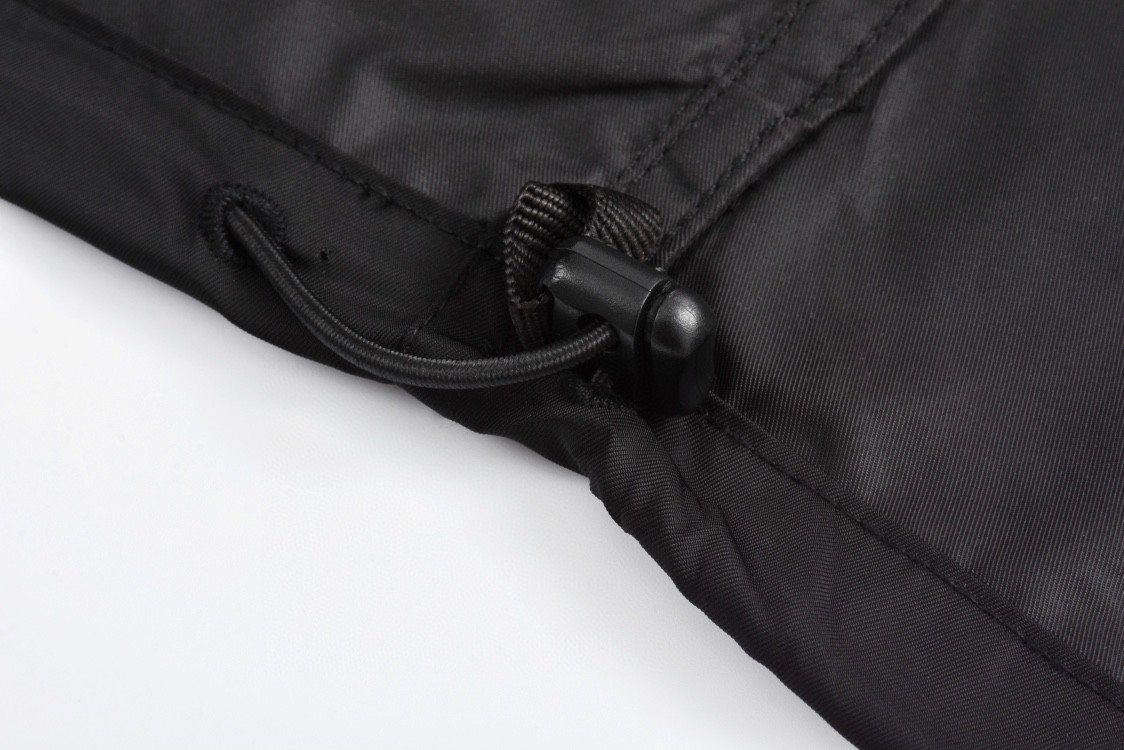 Givenchy 纪梵希 纯色缎面环扣拉链衬衫 夹克 外套 长袖 黑色 BM60VG13YT-001