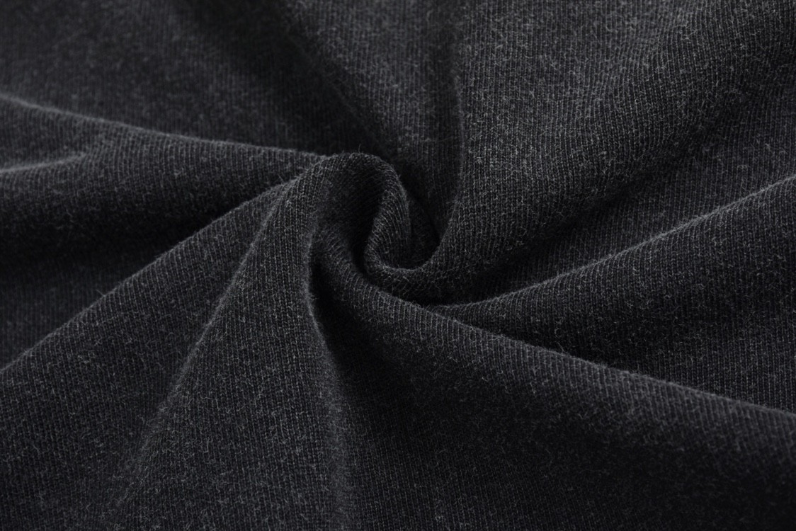 Balenciaga 巴黎世家 做旧水洗红色字母logo刺绣圆领短袖 T恤 夏季 黑色 787349TRVN31048