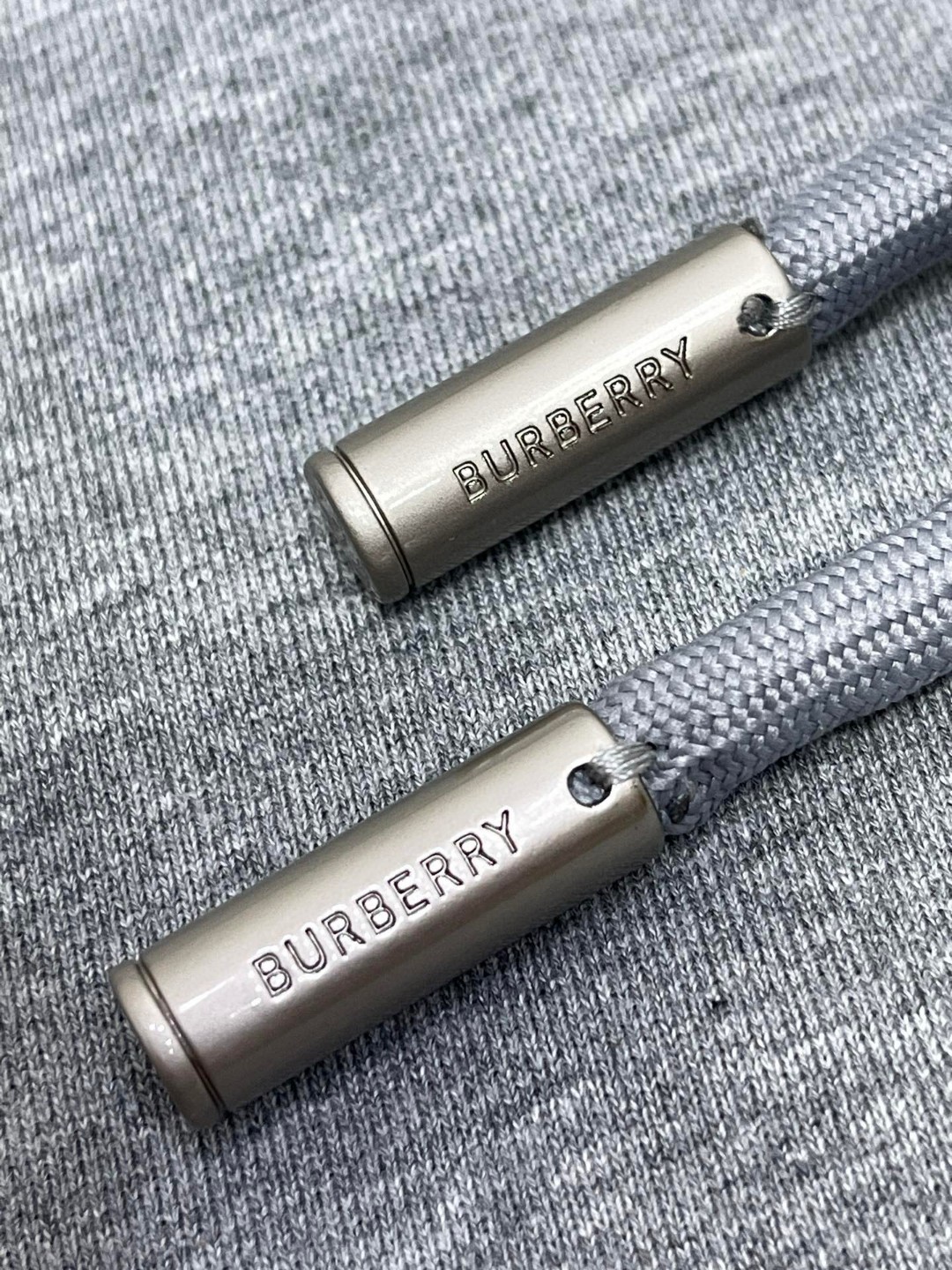 Burberry 巴宝莉 条纹拼色拉链连帽卫衣 外套 长袖 秋冬款 灰色 80996211