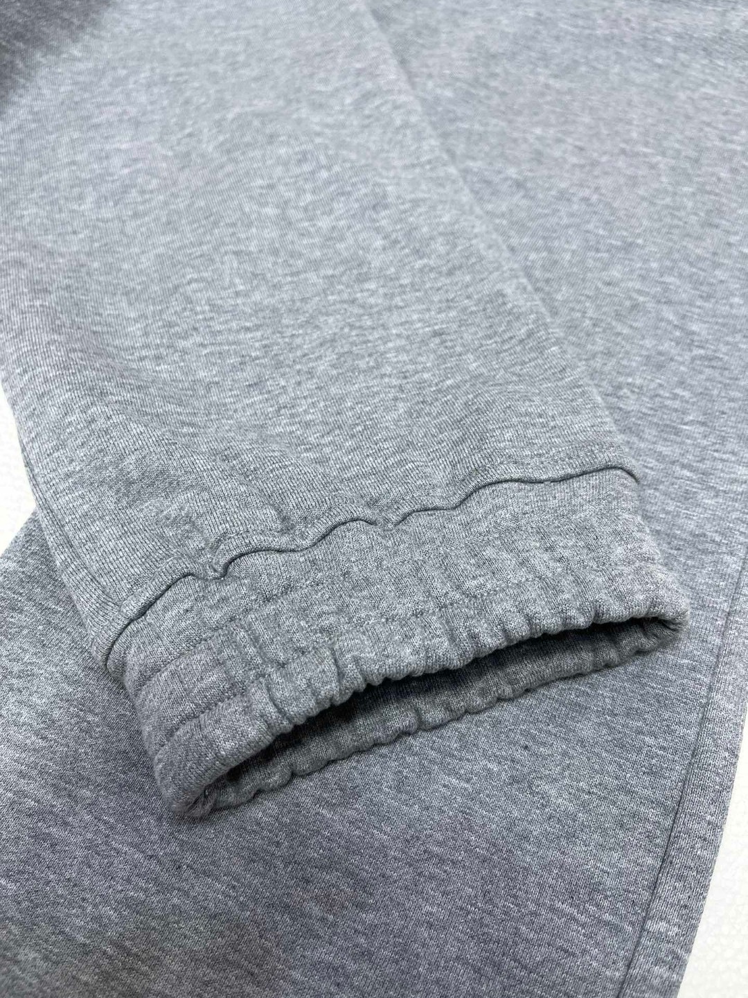 Burberry 巴宝莉 格纹拉链松紧腰束脚运动裤 裤子 休闲裤 长裤 灰色 80996211