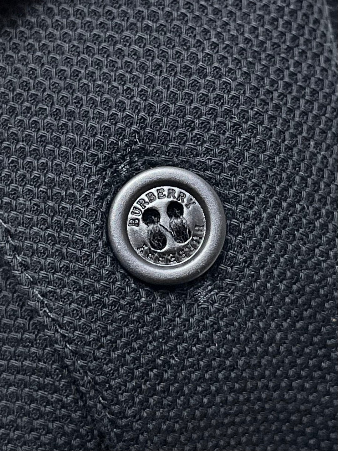 Burberry 巴宝莉 纯色字母刺绣logoPolo衫 长袖 T恤 黑色 藏蓝色 蓝色 80219471