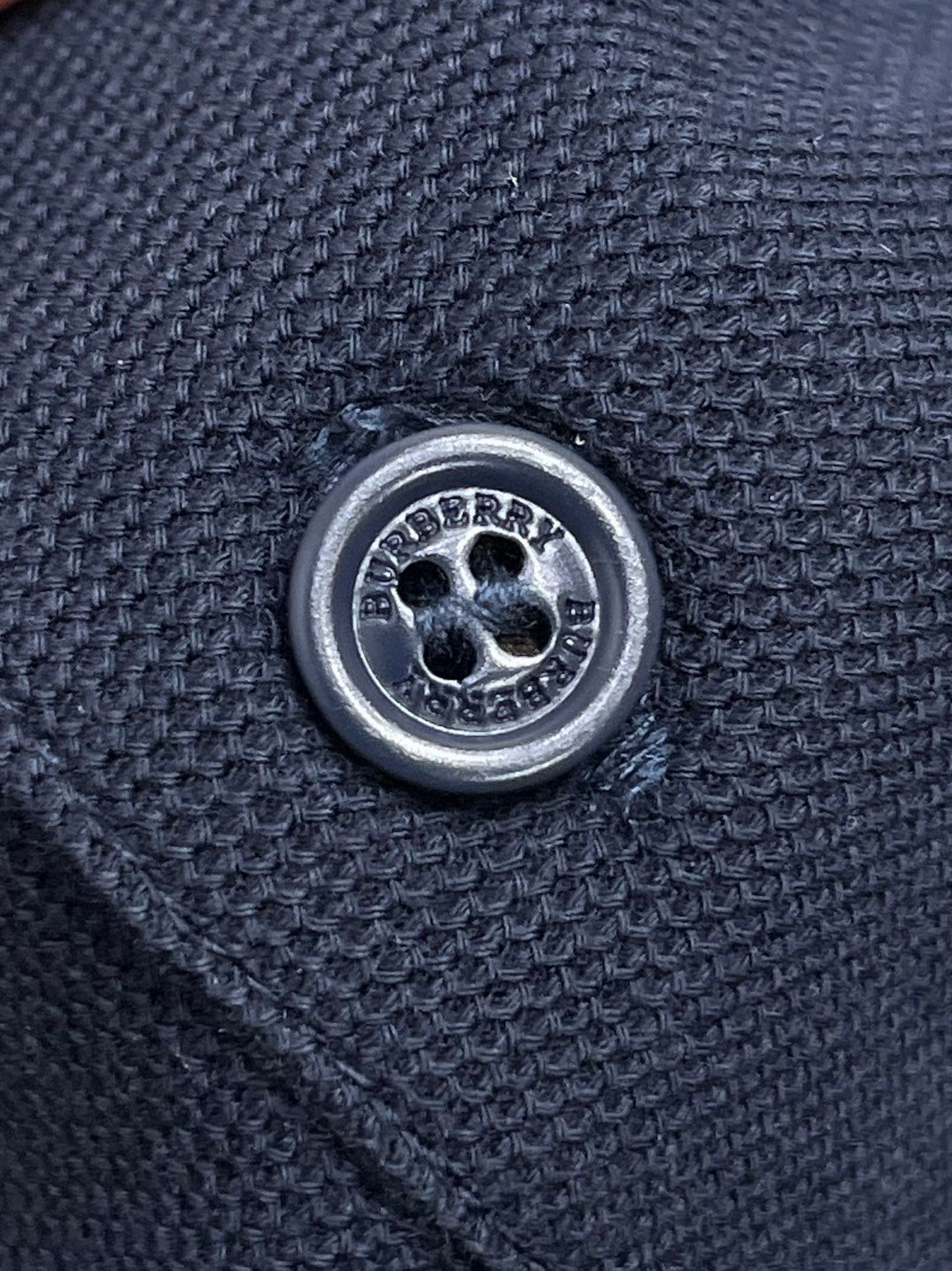Burberry 巴宝莉 纯色字母刺绣logoPolo衫 长袖 T恤 黑色 藏蓝色 蓝色 80219471