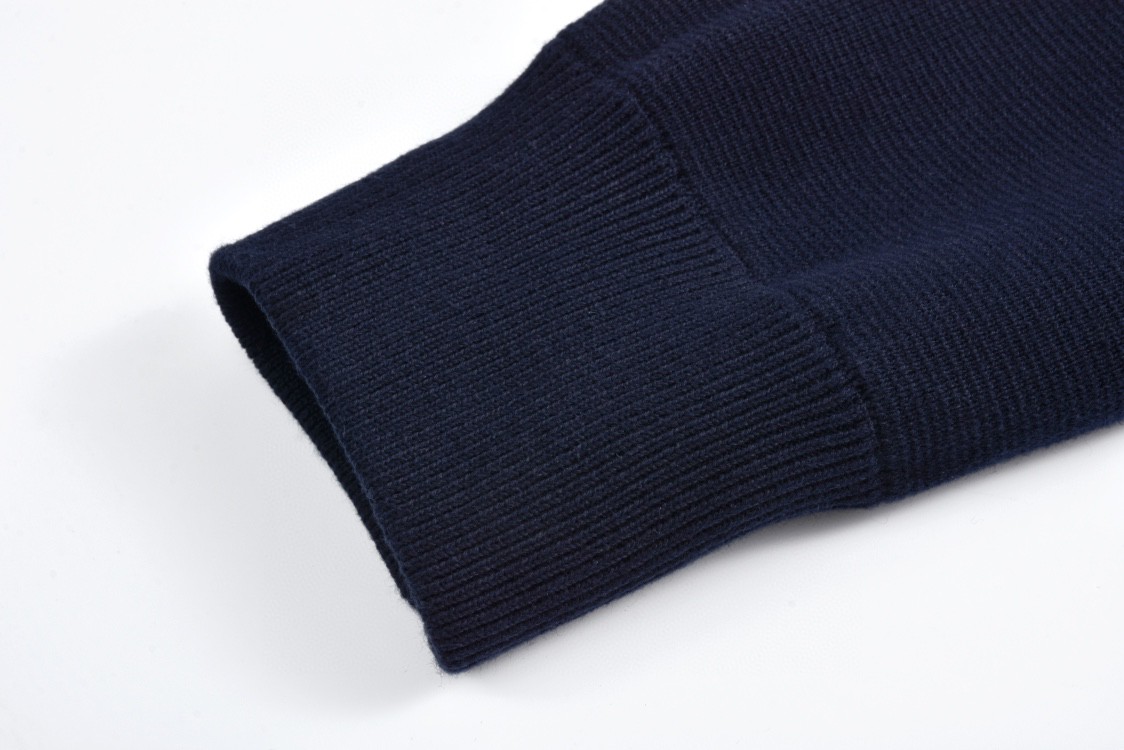 Moncler 蒙口 针织拼接羽绒拉链夹克 长袖 外套 黑色 蓝色 F20919B50700A9341777