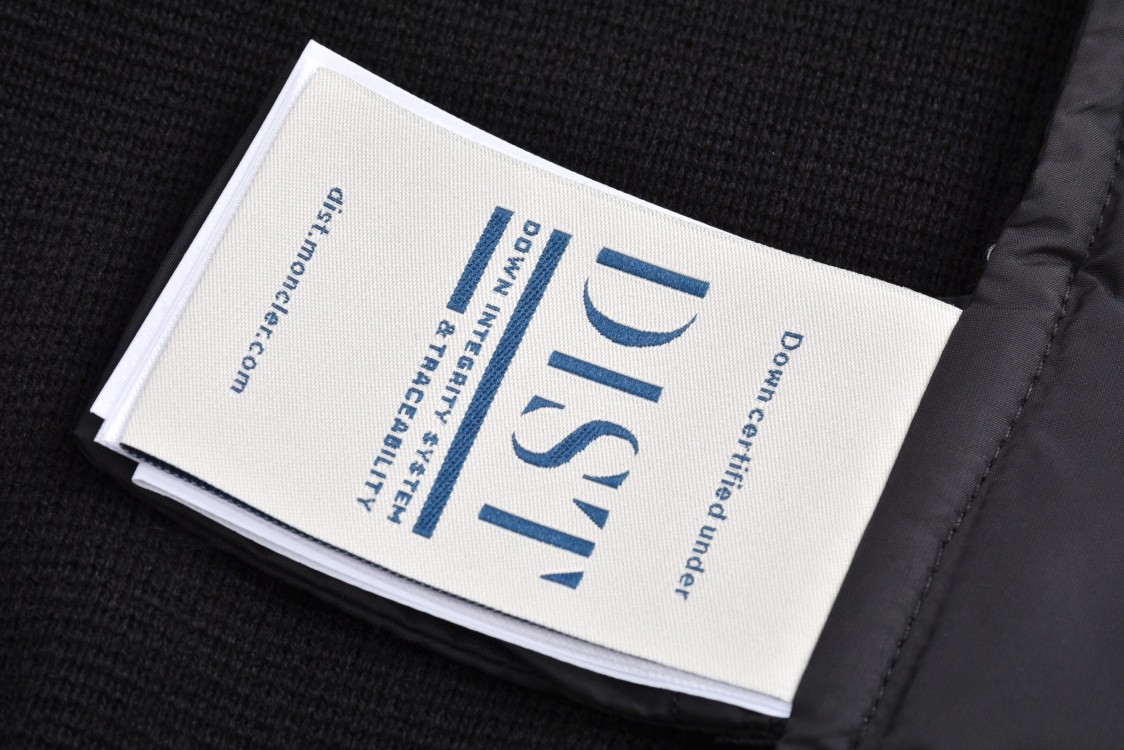 Moncler 蒙口 针织拼接羽绒拉链夹克 长袖 外套 黑色 蓝色 F20919B50700A9341777