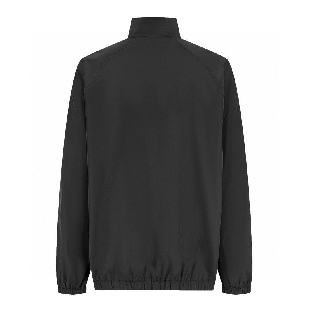 Givenchy 纪梵希 纯色logo徽标立领拉链夹克 外套 长袖 黑色 BM018E15L8-001