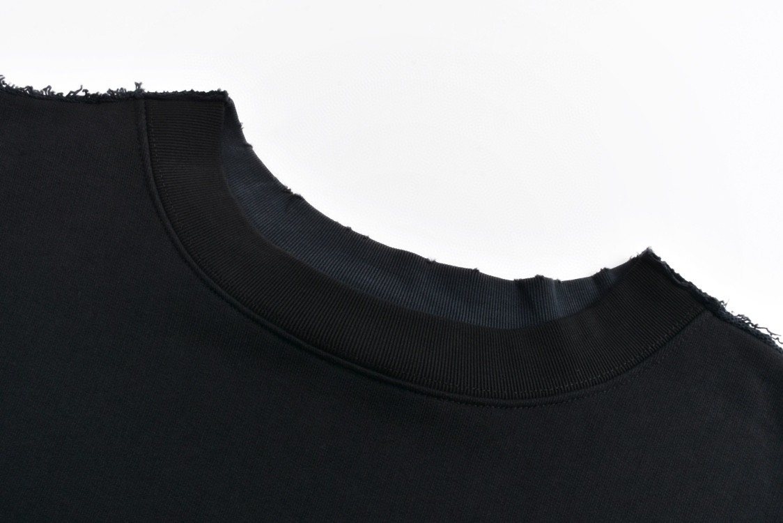 Balenciaga 巴黎世家 前后拼接胶带字母logo印花卫衣 外套 长袖 秋冬 黑色 791614TQVQ71021