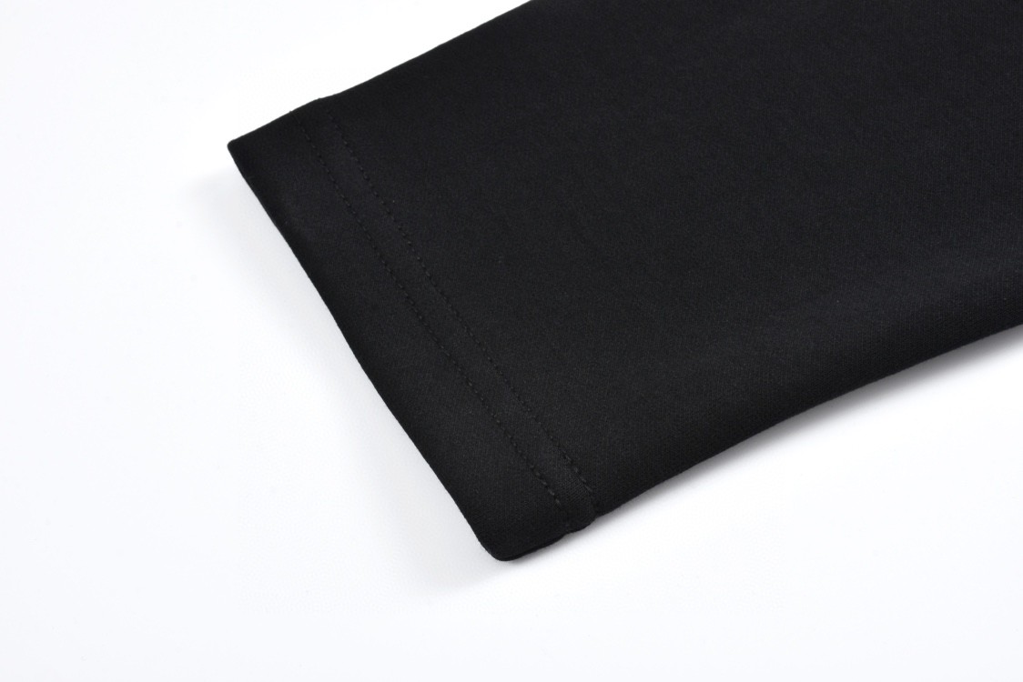 MIU MIU 缪缪 纯色字母logo绣花T恤 打底衫 长袖 白色 黑色 MJL862-1YXT-F0002-S-232