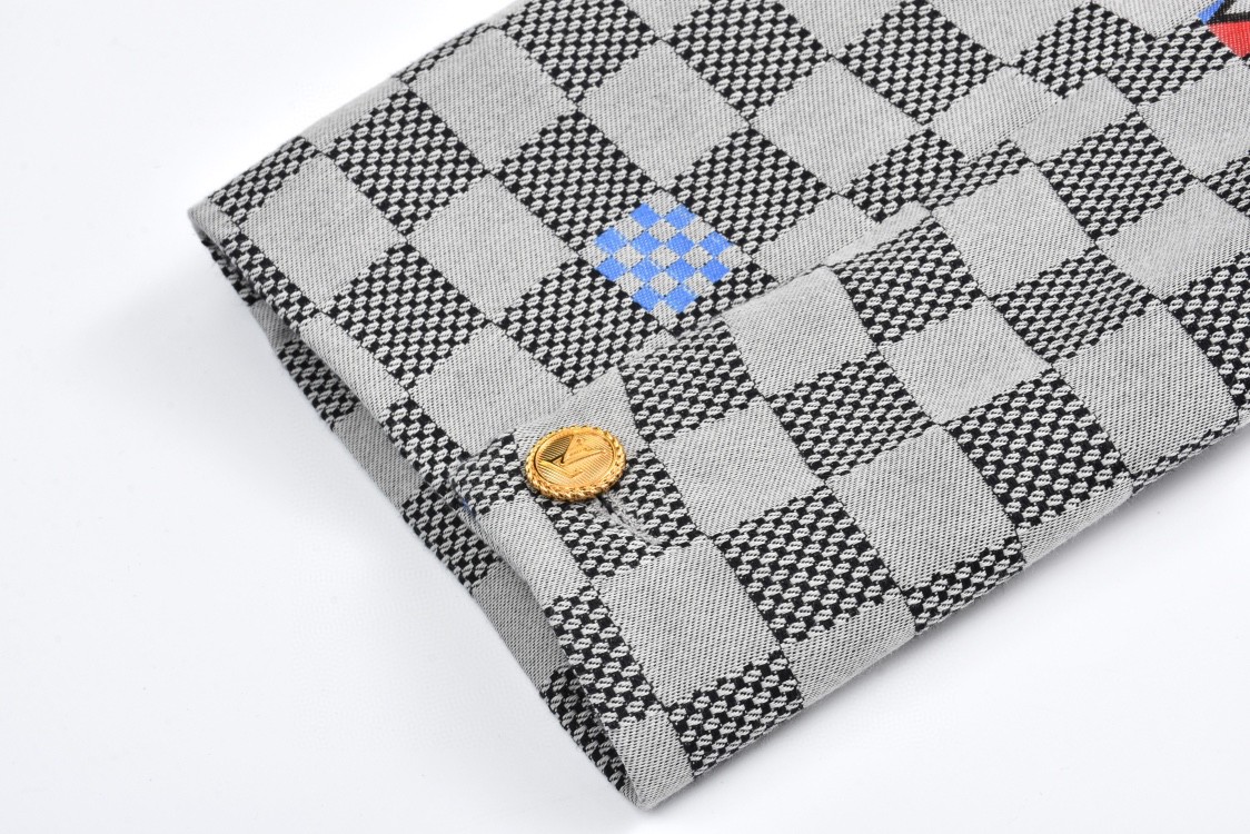 LOUIS VUITTON 路易威登 美洲杯联名 棋盘格西装外套 夹克 长袖 外套 1AFVN4