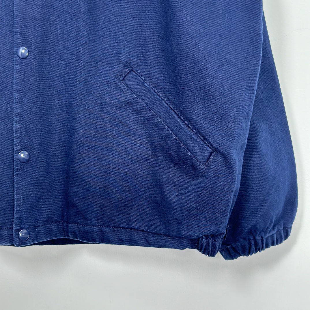 Supreme SS24 WEEK11 ARC DENIM COACHES JACKET 刺绣字母logo夹克 外套 长袖 蓝色 黑色 SUP-SS24-174