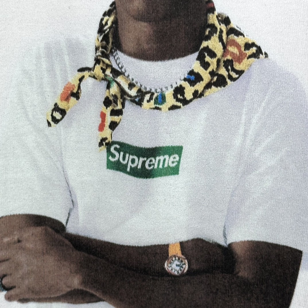 Supreme FW24 Tyler The Creator Tee 肖像印花短袖 T恤 黑色 白色 蓝色 SUP-FW24-002