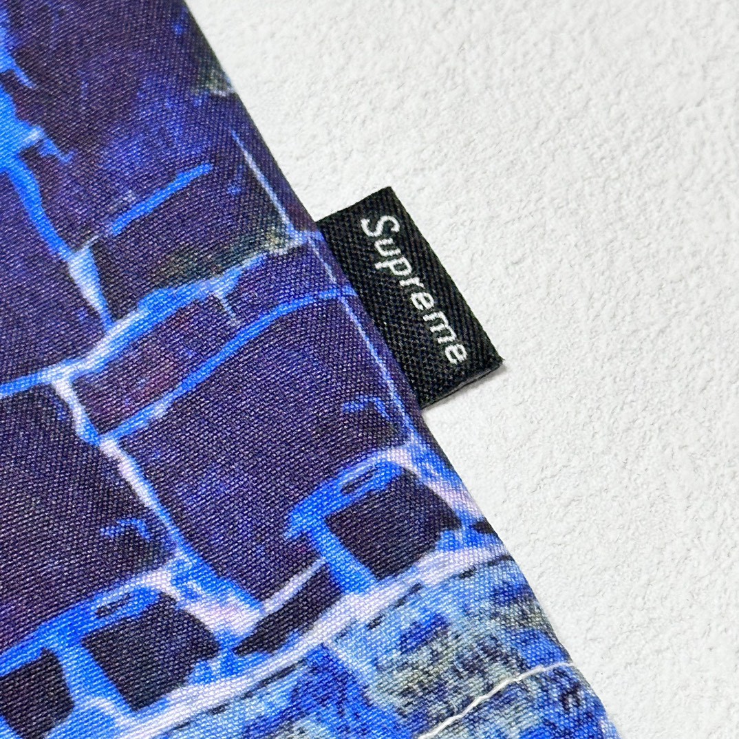 Supreme SS24 WEEK11 MOSAIC S/S SHIRT 马赛克图案logo纽扣短袖衬衫 SUP-SS24-175